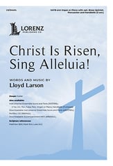 Christ Is Risen, Sing Alleluia! SATB choral sheet music cover